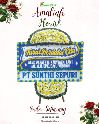 Papan Bunga Duka di Cibangkong