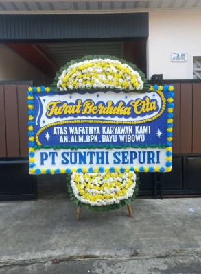 Papan Bunga Duka di Cibangkong