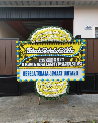 Papan Bunga Duka di Cibangkong